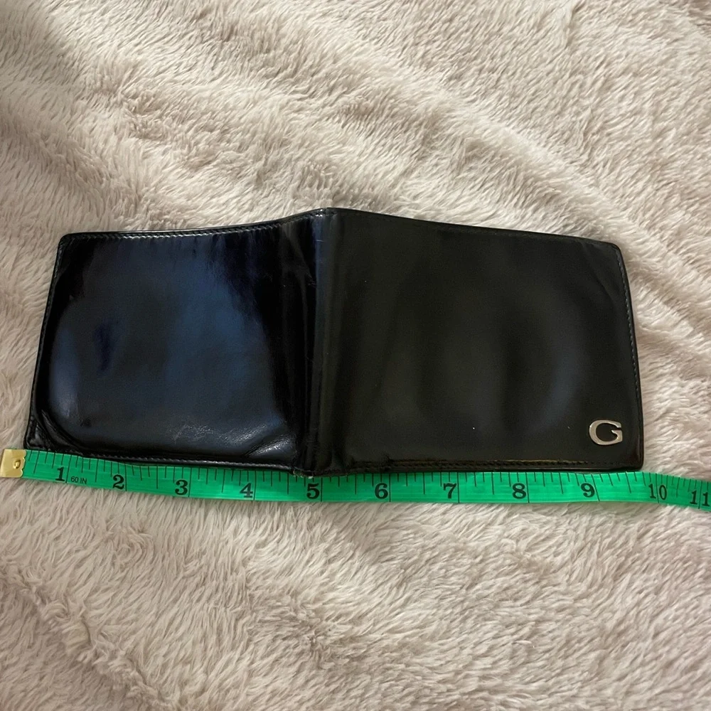 Men’s Black Patent Leather Gucci Wallet